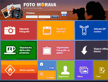 Tablet Screenshot of mojefoto-online.cz